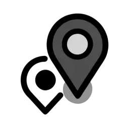 Modern Pin Icon