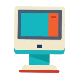 Monitor Icon Colorful