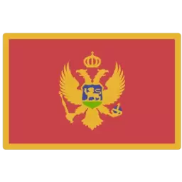Montenegro Country Flag
