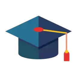Multicolor Cap Icon