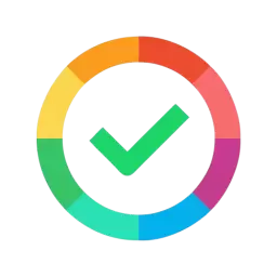 Multicolor Circle Tick Icon