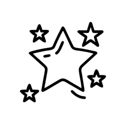 Multiple Star Icon