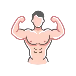 Muscular Man Icon