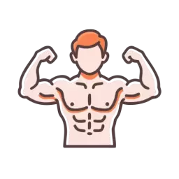 Muscular Man Symbol