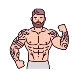 Muscular Man Vector