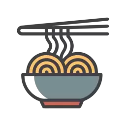 Noodles Icon SVG Free