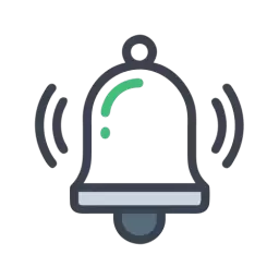 Outline Alarm Bell