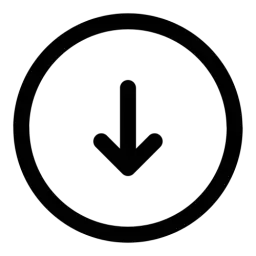 Outline Arrow Down Vector free download