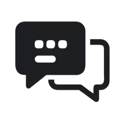 Outline Bubbles Chat Icon