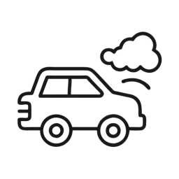 Outline Car Emission