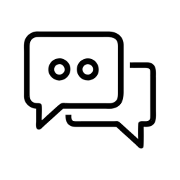 Outline Chat Symbol