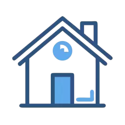 Outline Colored Home Icon