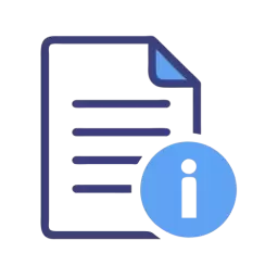 Outline Document Info Symbol