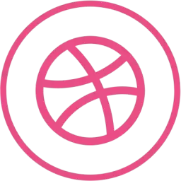 Outline Dribbble Logo