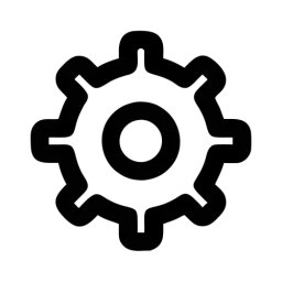 Outline Gear Free Icon