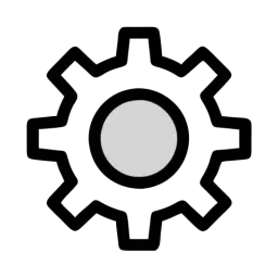 Outline Gear Free Icon
