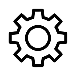 Outline Gear Free Vector