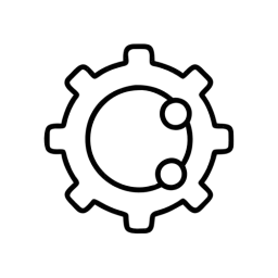 Outline Gear Icon