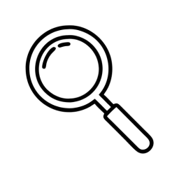 Outline Magnify Free Icon