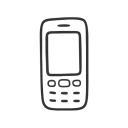 Outline Phone Free Symbol