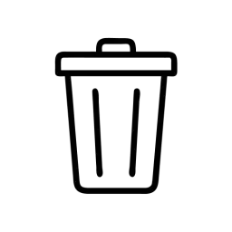 Outline Rubbish Symbol