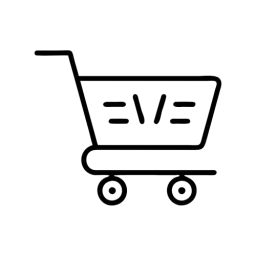 Outline Shopping Cart Vector