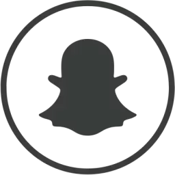 Outline Snapchat Logo