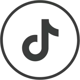 Outline Tiktok Vector Logo