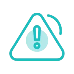 Outline Warning Sign Icon
