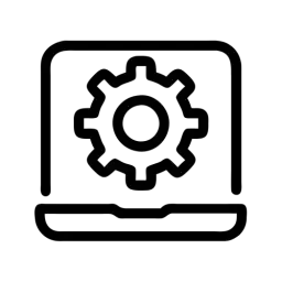Outline Web Gear Icon