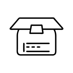 Package Icon Black White