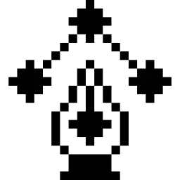 Pen Anchor Pixel Icon