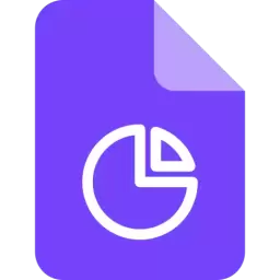 Pie Chart File Icon