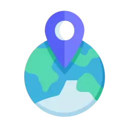 Pin World Icon