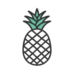 Pineapple SVG Icon