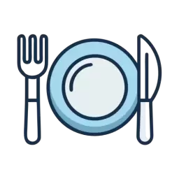 Plate Cutlery Icon SVG Free