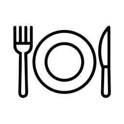 Plate Cutlery SVG Symbol
