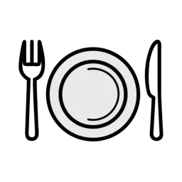 Plate Cutlery SVG Vector