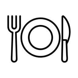 Plate Cutlery Symbol SVG
