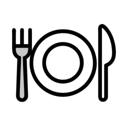 Plate Cutlery Vector SVG