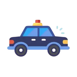 Police Car Free Icon