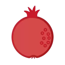 Pomegranate SVG Icon