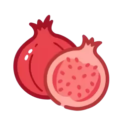 Pomegranate SVG Vector