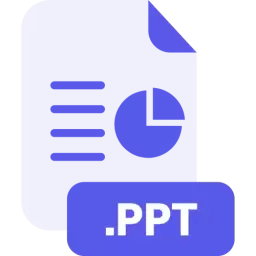 PPT File Format Vector