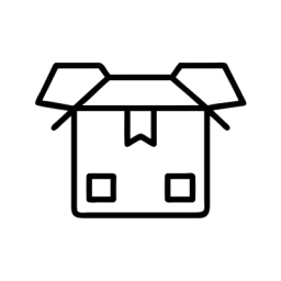 Product Box Black White