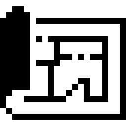 Project Blueprint Pixel Icon