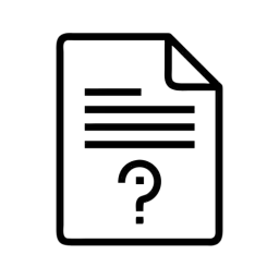 Question Document Free Vector