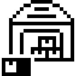 Real Estate Storage Pixel Icon