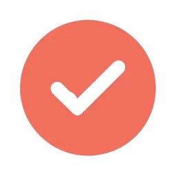 Red Check Free Icon