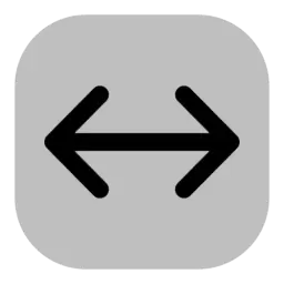 Resize Horizontal Icon SVG